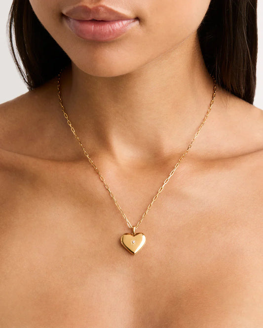 Radiant 0.02 TCW Lab Grown Diamond Heart Pendant Locket 2
