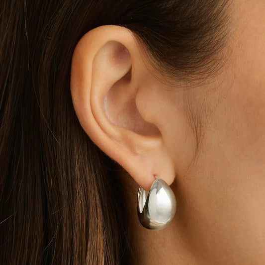 Bold Sunkissed Large Hoop Earrings 2