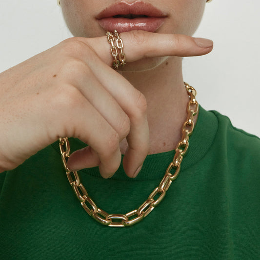 Chain Link Style Wedding Band 2