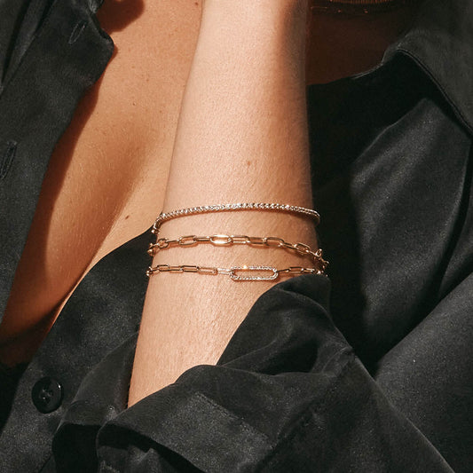 Classic Paperclip Chain Bracelet 2