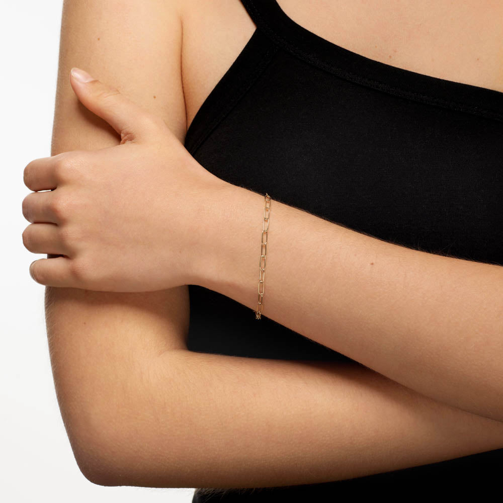Classic Paperclip Chain Bracelet 6