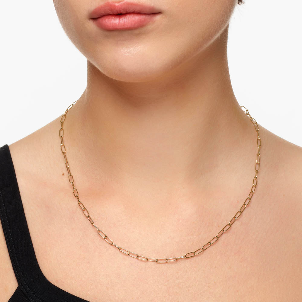 Classic Paperclip Chain Necklace 5