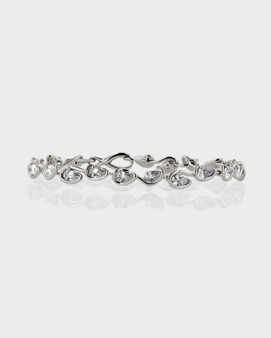 1 TCW Pear Lab Grown Diamond Art Deco Bracelet 1