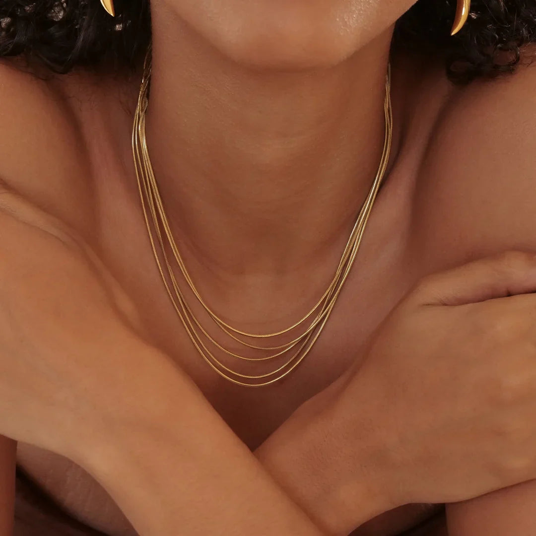 Layered Chocker Necklaces 6