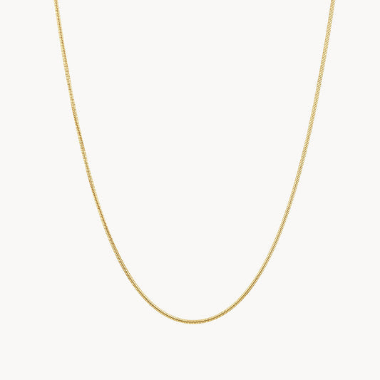 Elegant Gold Curb Chain Necklaces 2