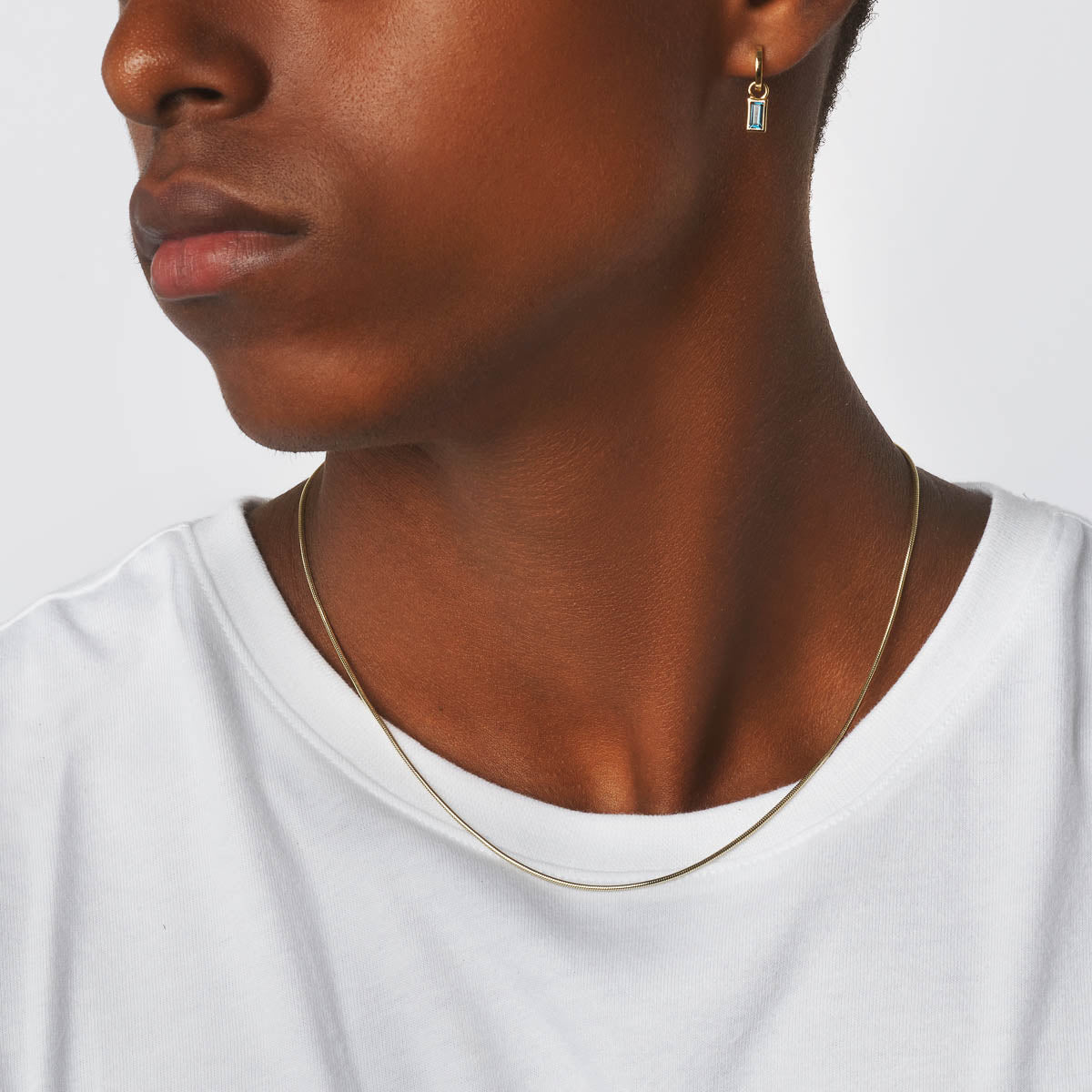 Elegant Gold Curb Chain Necklaces 8