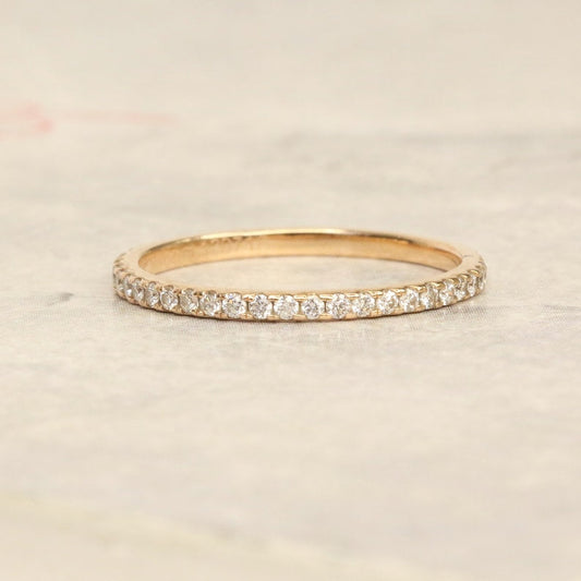 0.50 TCW Round Lab-Grown Diamond Full Eternity Wedding Band 1