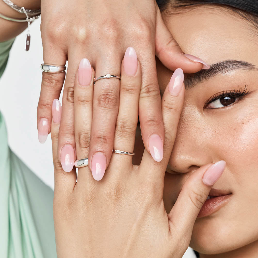 0.10 CT Baguette Lab-Grown Diamond Solitaire Wedding Band Ring 7