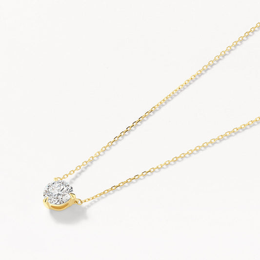 0.75 CT Round Lab Grown Diamond Solitaire Pendant Necklace 2