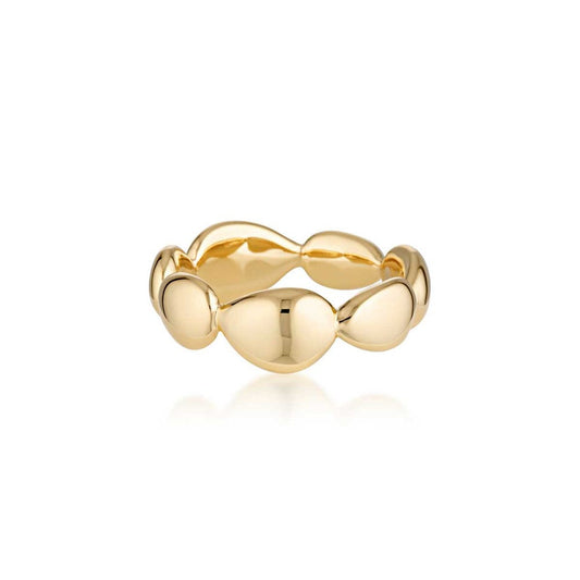 Polished Alga Wedding Band 1