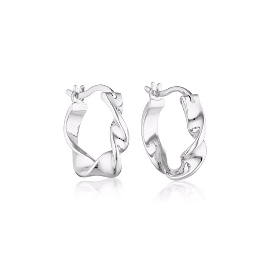 Classic Twist Hoop Earrings 2