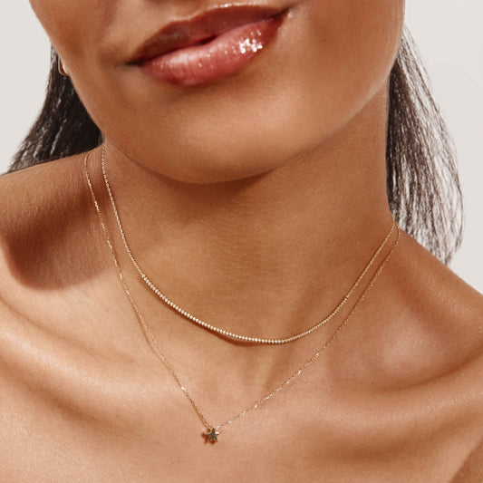 Micro Star Charm Necklace 2