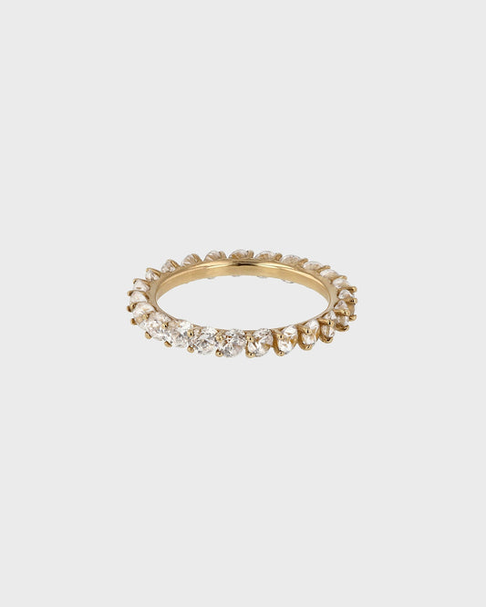 0.40 TCW Oval Lab Grown Diamond Eternity Band in Gold 1