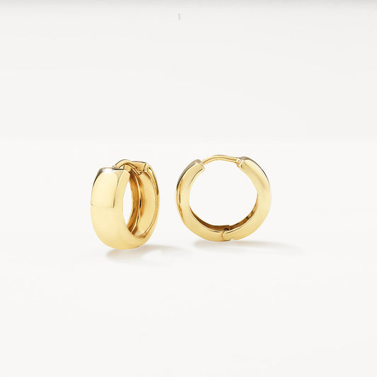 Plain Huggie Earrings 1