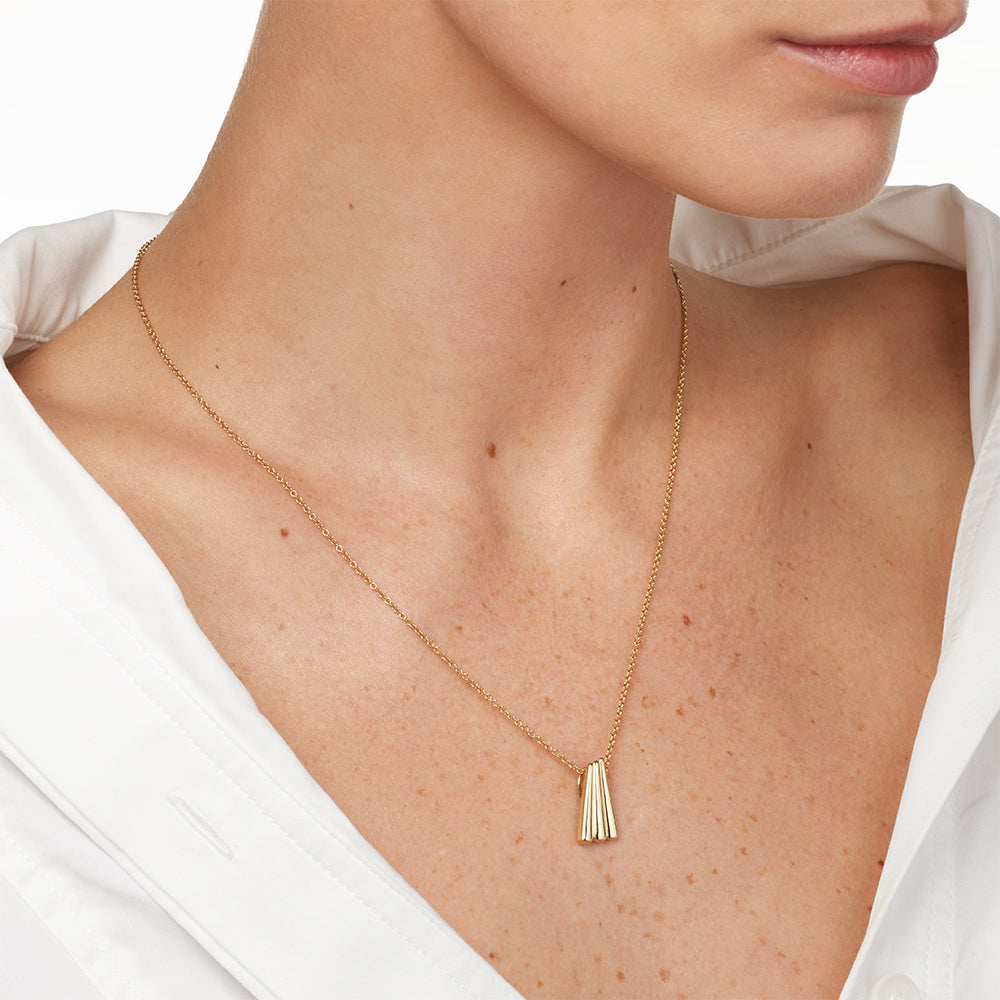 Textured Pendant Necklace 7