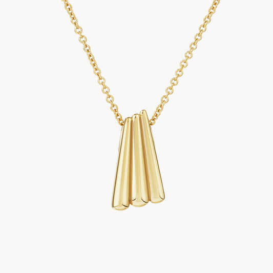 Textured Pendant Necklace 1