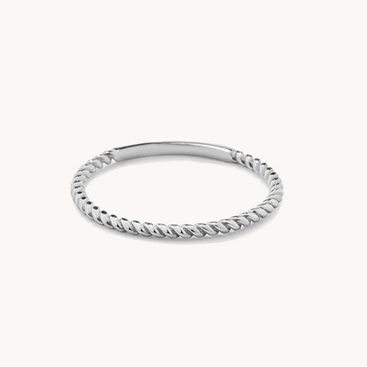 Elegant Twisted Rope Stacking Band 1