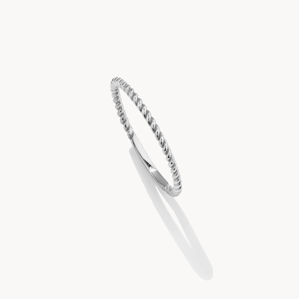 Elegant Twisted Rope Stacking Band 3