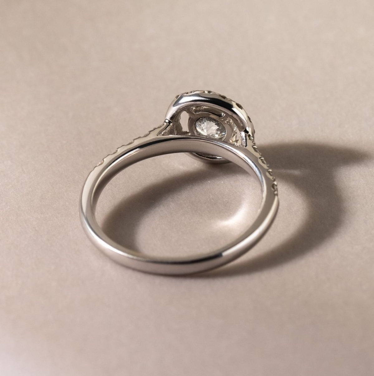 Halo & Pave-Round Lab Grown Diamond Engagement Ring