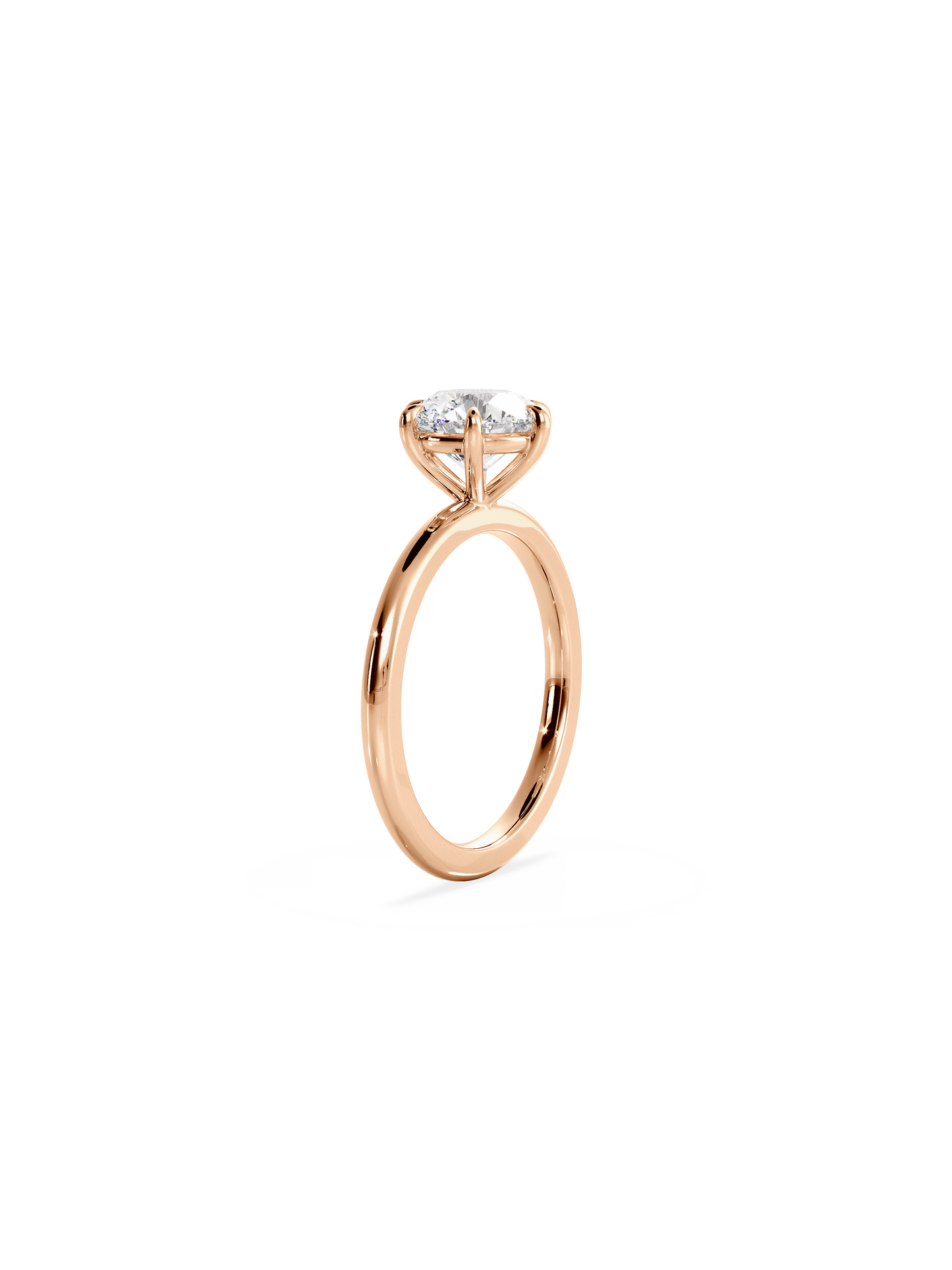 Solitaire-Oval Lab Grown Diamond Engagement Ring