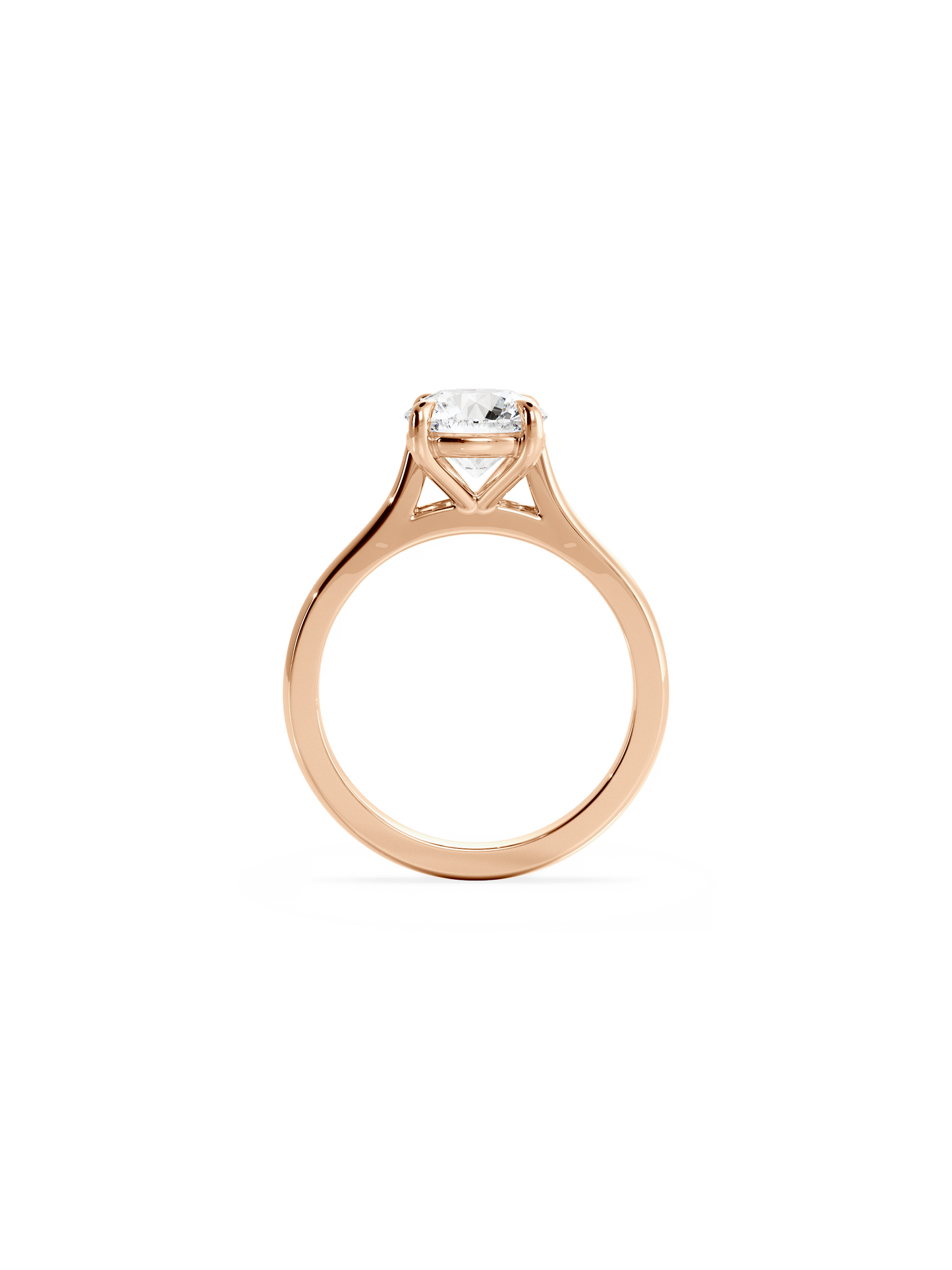 Solitaire-Oval Lab Grown Diamond Engagement Ring