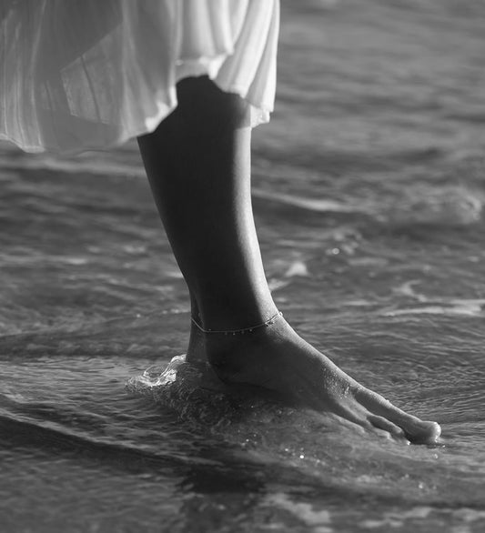 Radiant Gold Ocean Breeze Anklet 2