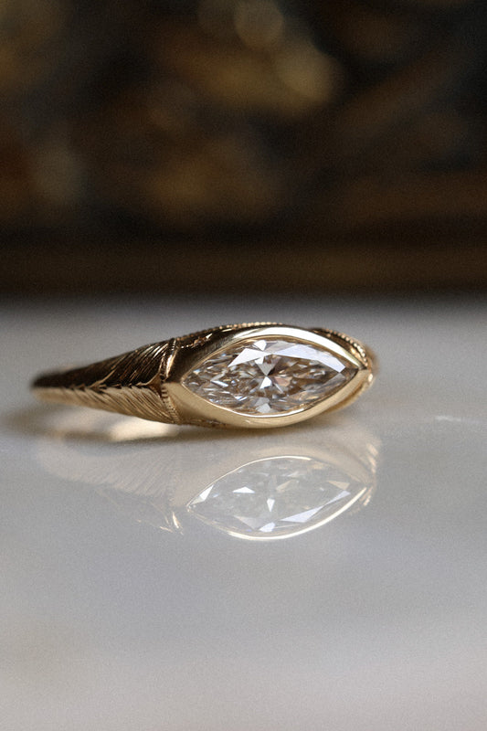 Solitaire Cathedral- 1.8 CT Cushion Lab Grown Diamond Wedding Band