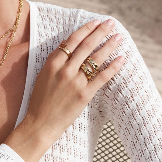 Plain Stackable Wedding Band 2
