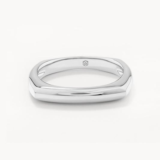 Square Edge Wedding Band 1
