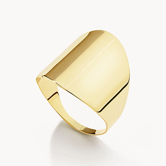 Tapered Thick Wedding Band 1