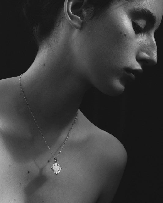 Radiant 0.01 CT Emerald Lab-Grown Diamond Pendant Necklace 2