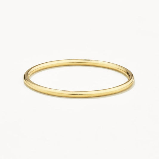 Elegant Slim Gold Stacking Wedding Band 1
