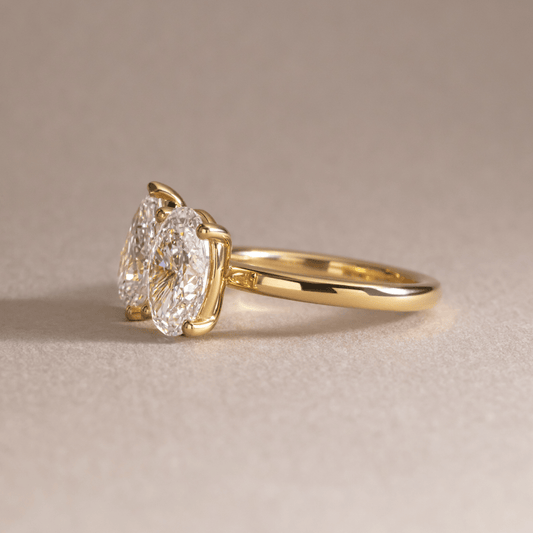 Solitaire-Oval Lab Grown Diamond Engagement Ring