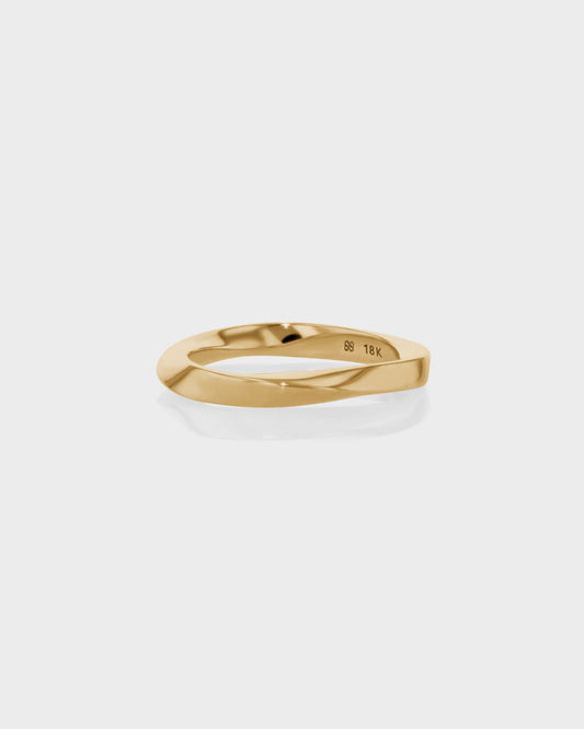 Classic Twisted Shank Wedding Band 2