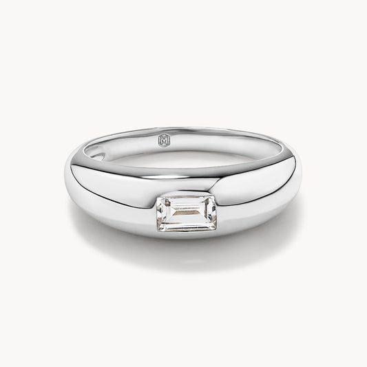 Radiant Elegance: 0.40 CT Baguette Lab Grown Diamond Wedding Band 1