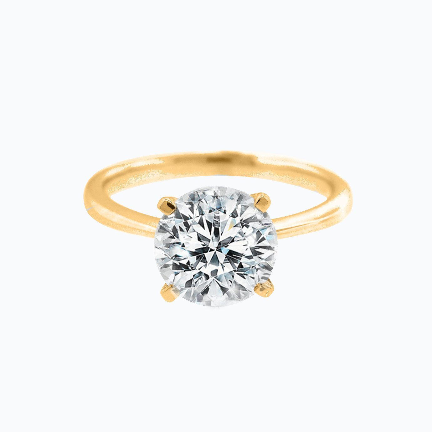 Eternal Elegance: 1.5 CT Round Lab-Grown Diamond Solitaire Ring 1
