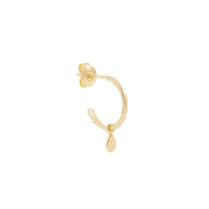 Round Drop Hoop Earrings 3