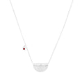 Load image into Gallery viewer, 0.05 Carat Round Red Ruby Lab-Made Diamond Necklace
