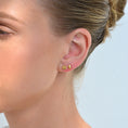 Load image into Gallery viewer, Golden Teardrop Petite Stud Earrings
