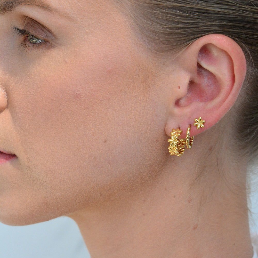 Flower Daisy Stud Earrings