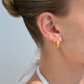 Load image into Gallery viewer, Golden Teardrop Petite Stud Earrings
