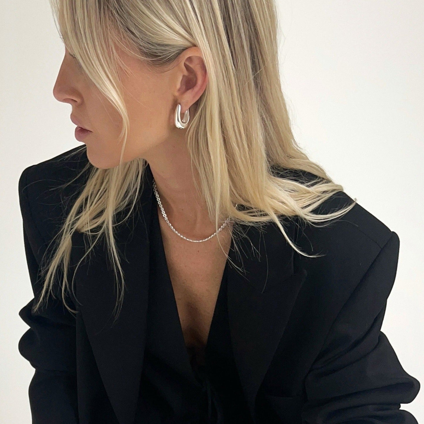 Simple Bag Hoop Earrings 6