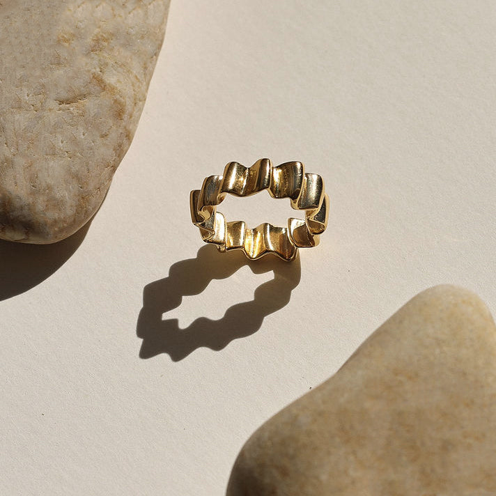 Folded Wedding Band 10