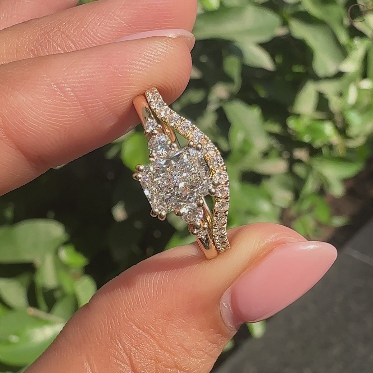 Solitaire Cathedral- 1.8 CT Cushion Lab Grown Diamond Wedding Band