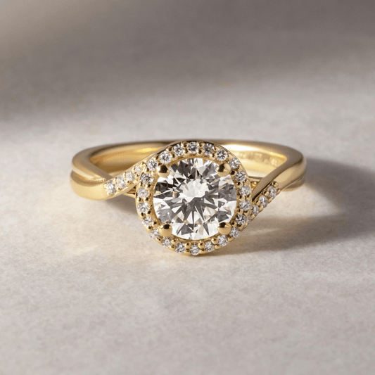 Solitaire-Oval Lab Grown Diamond Engagement Ring