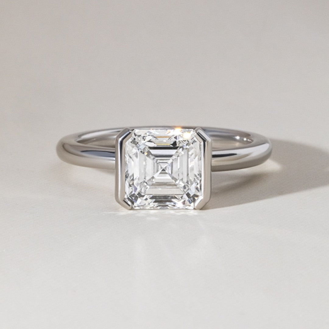 Solitaire-Oval Lab Grown Diamond Engagement Ring