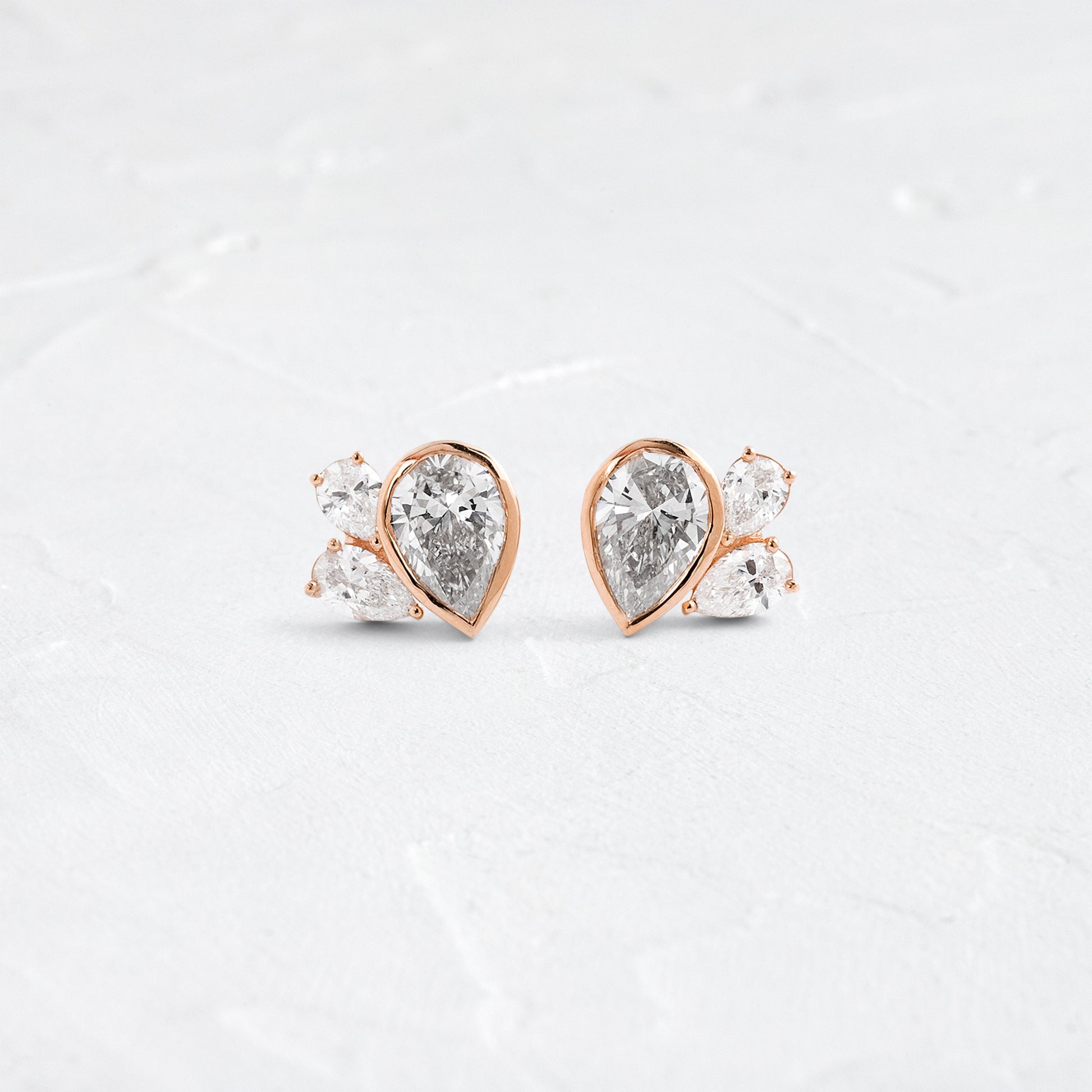 Solitaire- 1.0CT Oval Lab Grown Diamond Earrings