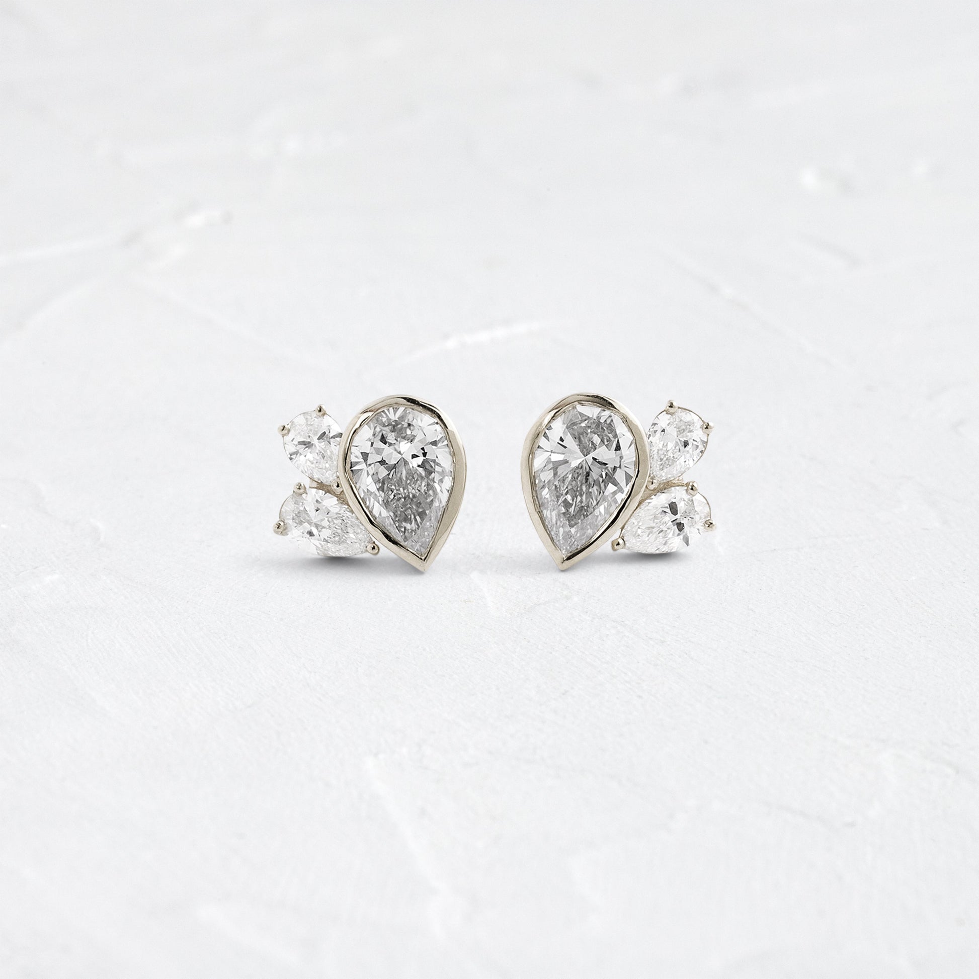 Solitaire- 1.0CT Oval Lab Grown Diamond Earrings