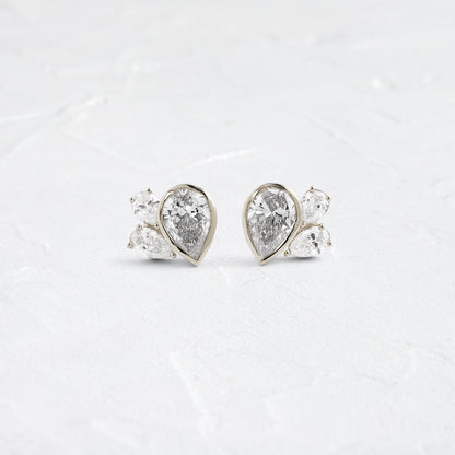 Solitaire- 1.0CT Oval Lab Grown Diamond Earrings
