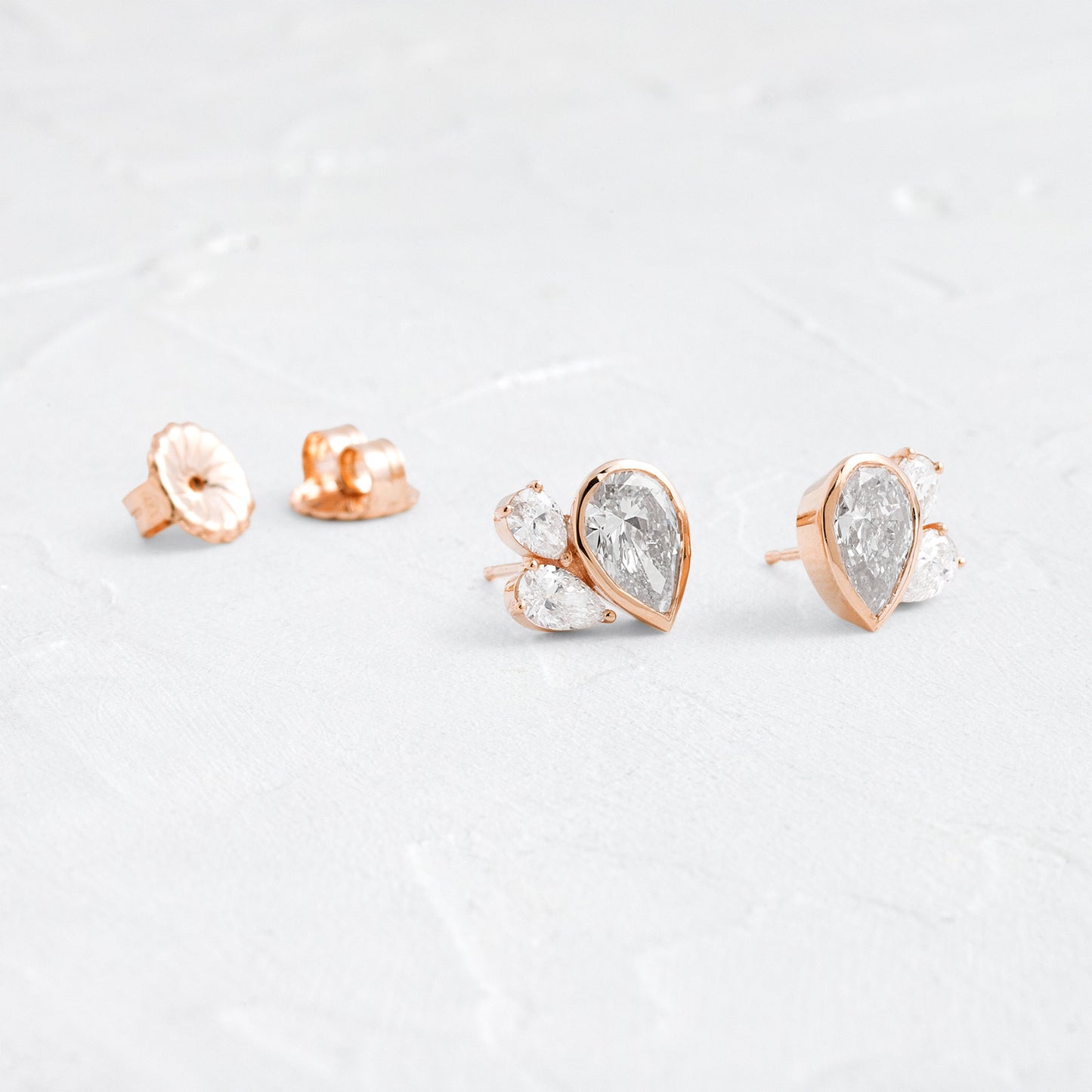 Solitaire- 1.0CT Oval Lab Grown Diamond Earrings